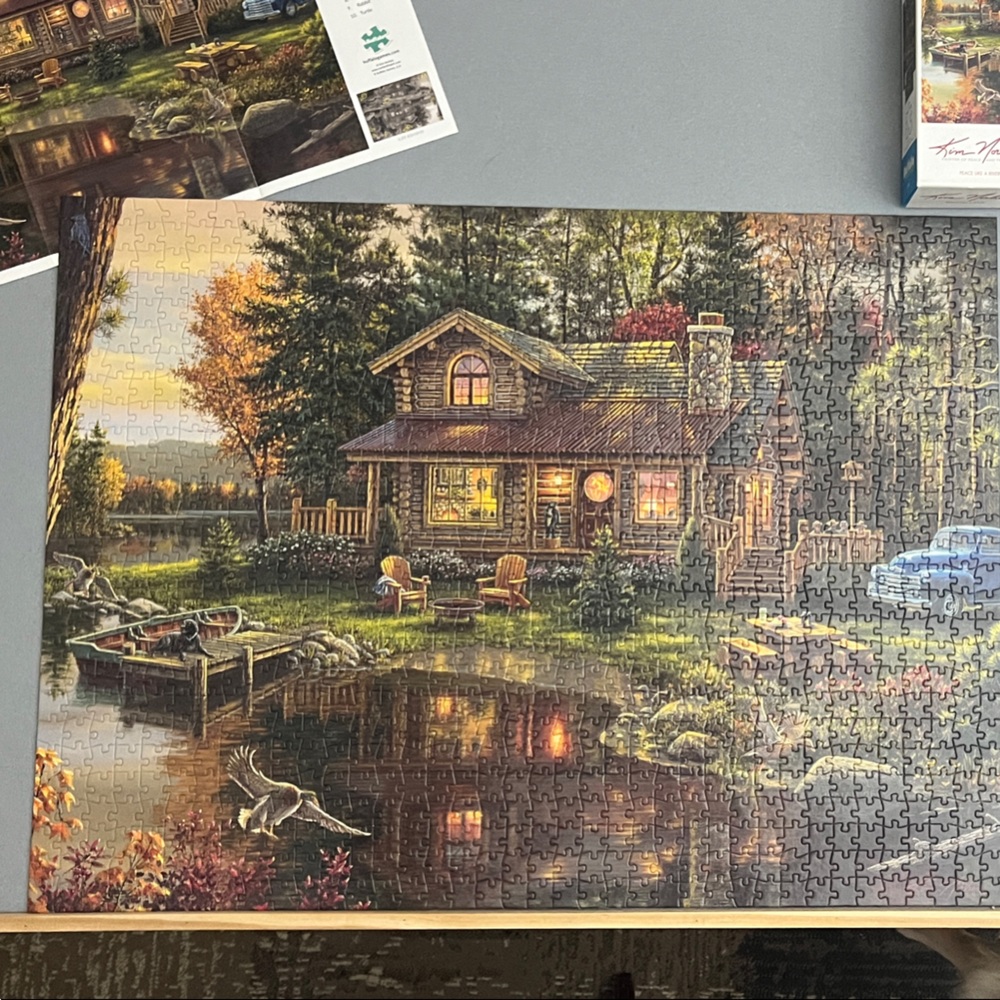 “Peace Like a River” 1000 piece Jigsaw Puzzle by Kim Norlien
